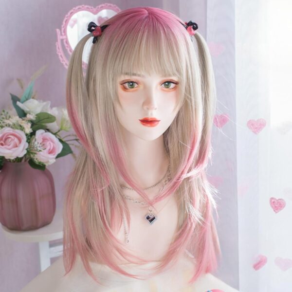 Two Tone Pink Cosplay Wig Two Tone Pink Cosplay Wig – kawaii gift idea for her