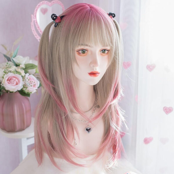 Two Tone Pink Cosplay Wig Two Tone Pink Cosplay Wig – cute kawaii wigs gift for girlfriend