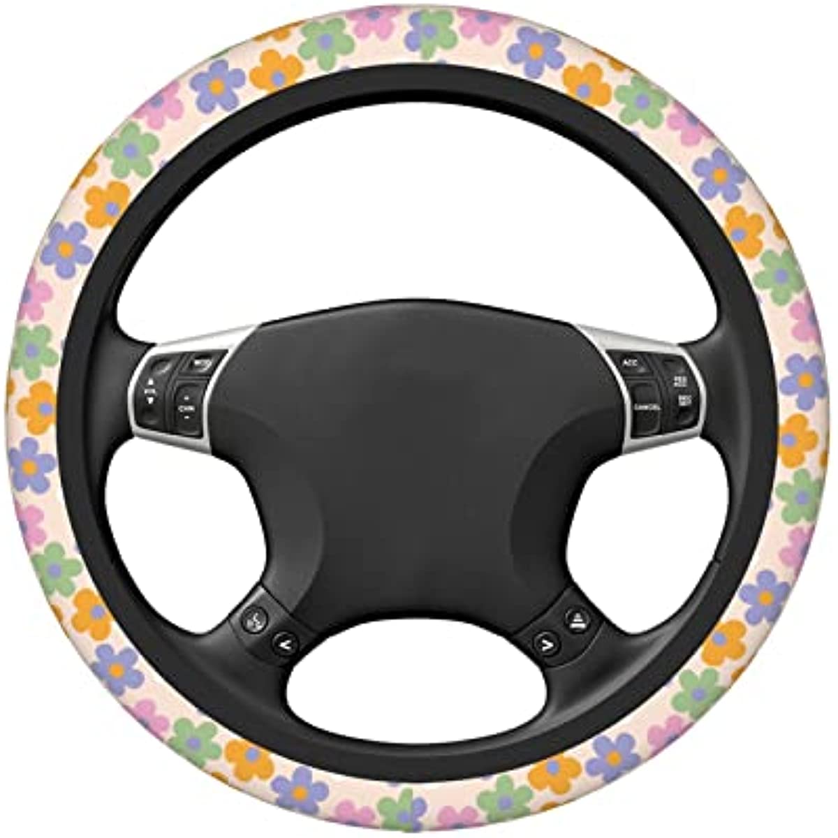 Floral Steering Wheel Cover Floral Steering Wheel Cover - detail view 2 | My Heart Teddy