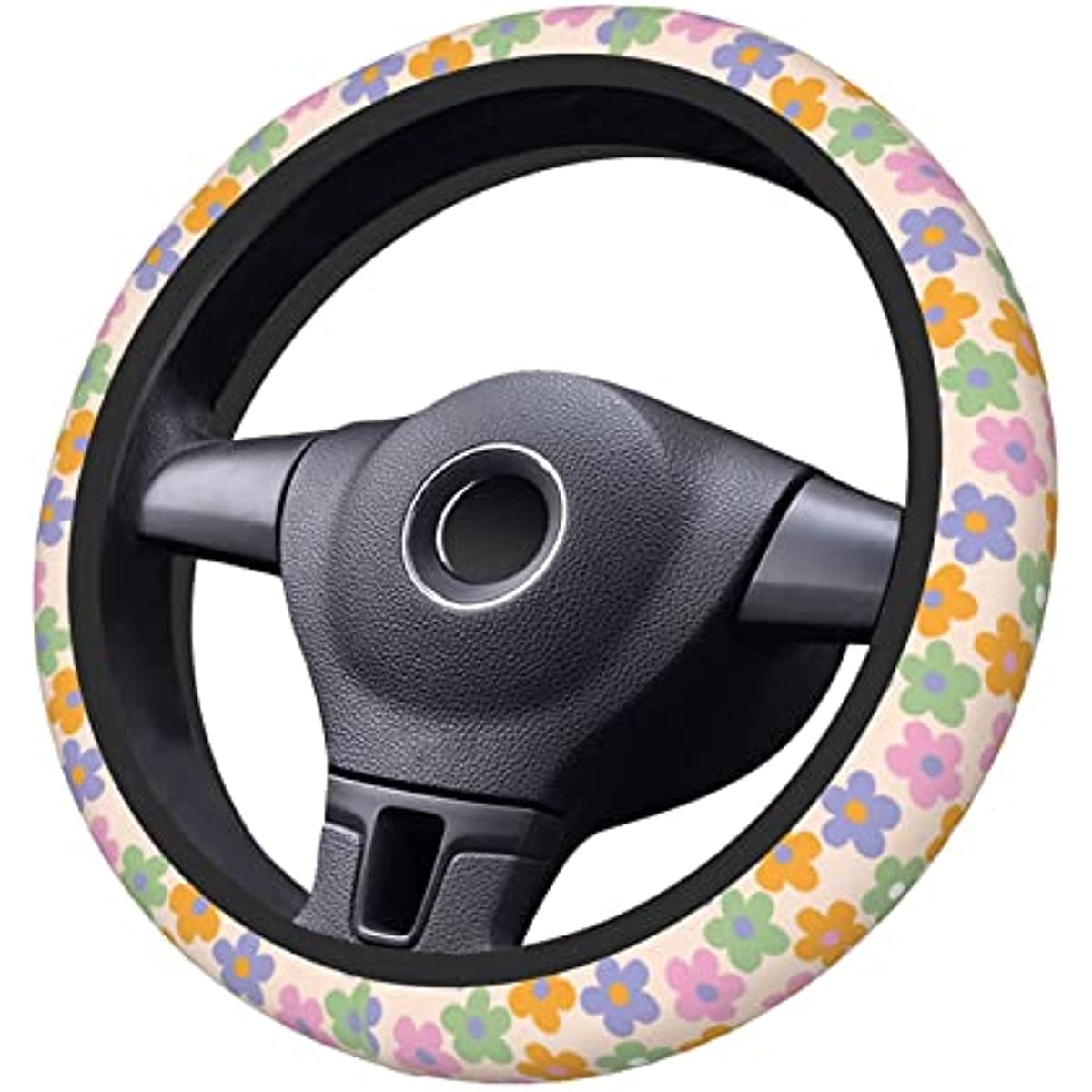 Floral Steering Wheel Cover Floral Steering Wheel Cover - detail view 4 | My Heart Teddy