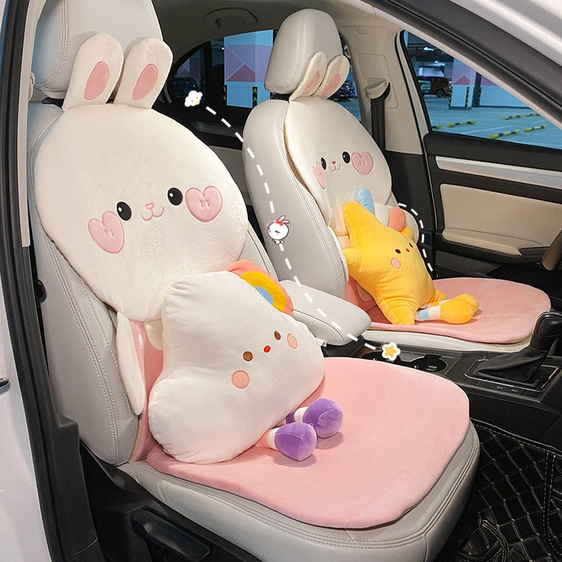Bunny and Bear Car Seat Covers Bunny and Bear Car Seat Covers - cute car accessory from My Heart Teddy
