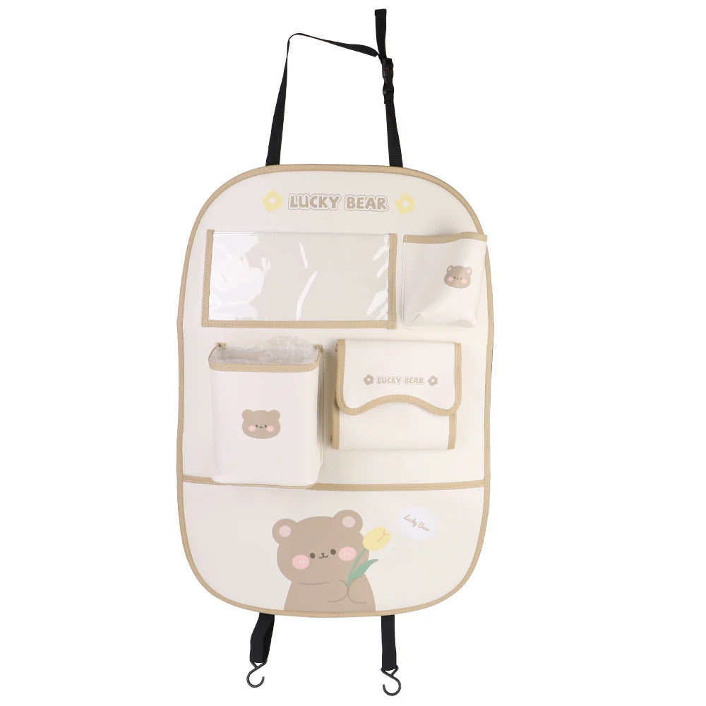 Kawaii Car Backseat Organizer Kawaii Car Backseat Organizer in Bear - My Heart Teddy