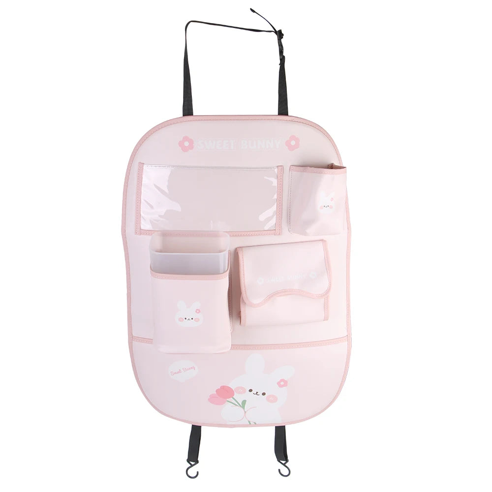 Kawaii Car Backseat Organizer Kawaii Car Backseat Organizer in Bunny - My Heart Teddy