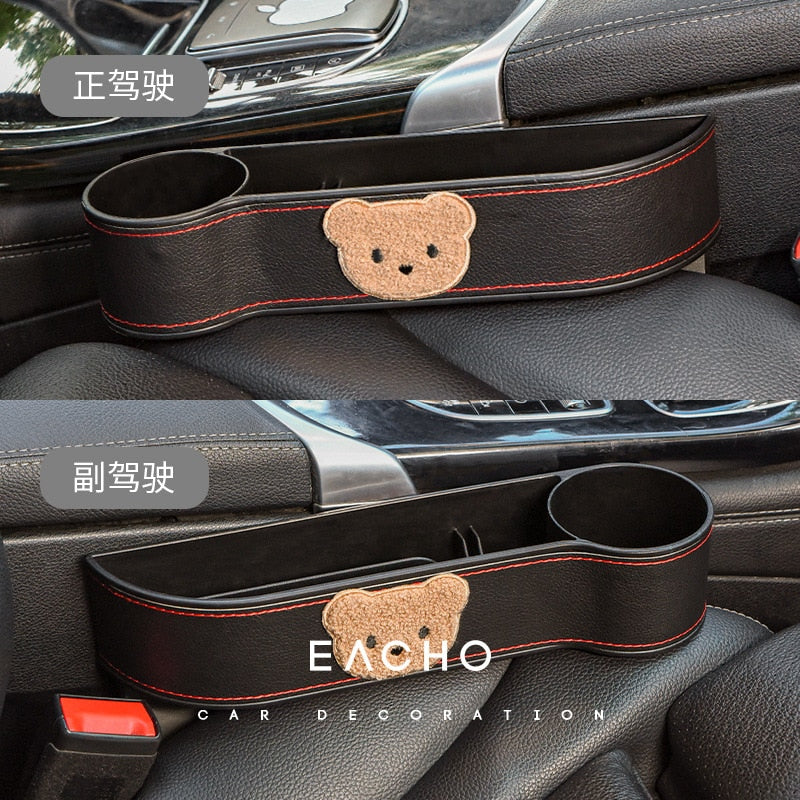 Car Seat Storage Box Car Seat Storage Box in Black Driver and Passenger Side - My Heart Teddy