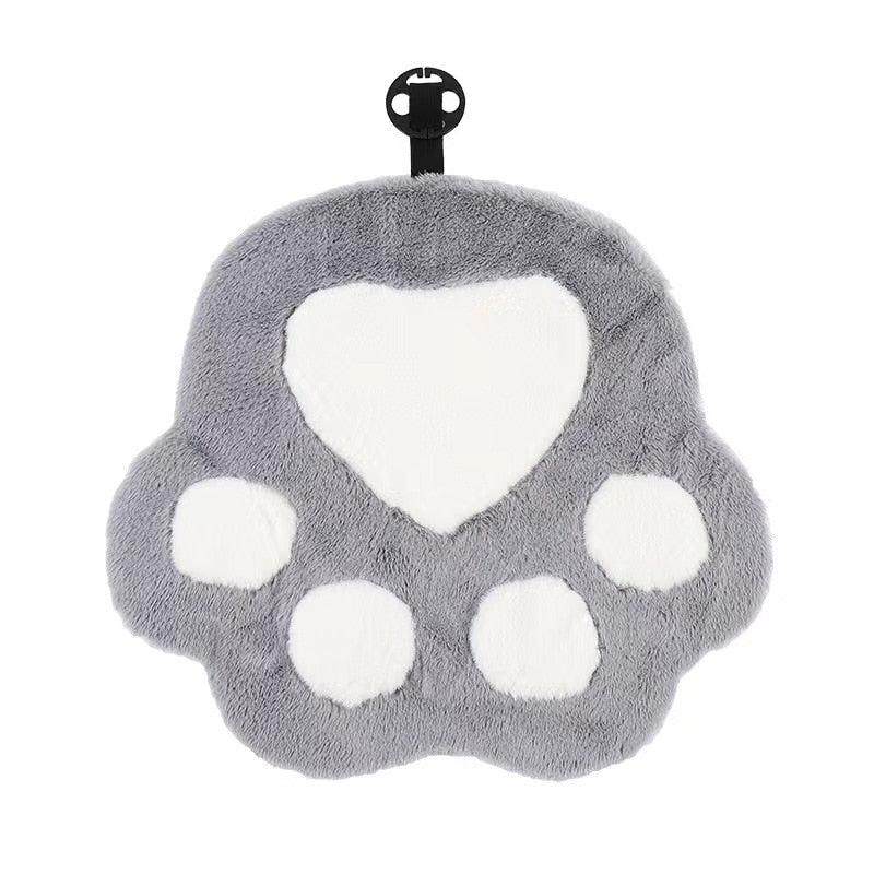 Cat Paw Car Seat Cover Set Cat Paw Car Seat Cover Set in Gray Front row - My Heart Teddy