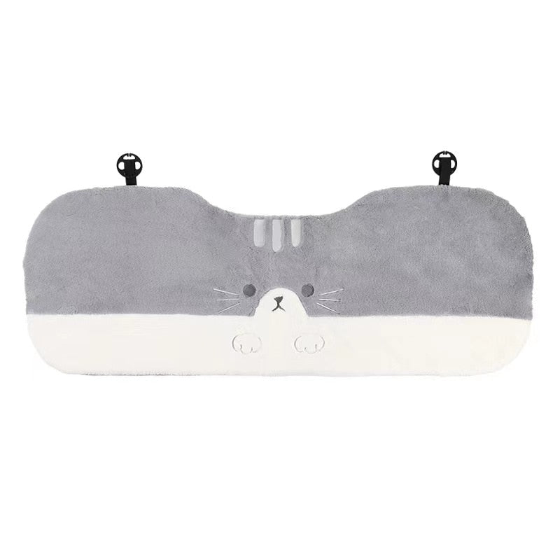 Cat Paw Car Seat Cover Set Cat Paw Car Seat Cover Set in Gray back row - My Heart Teddy