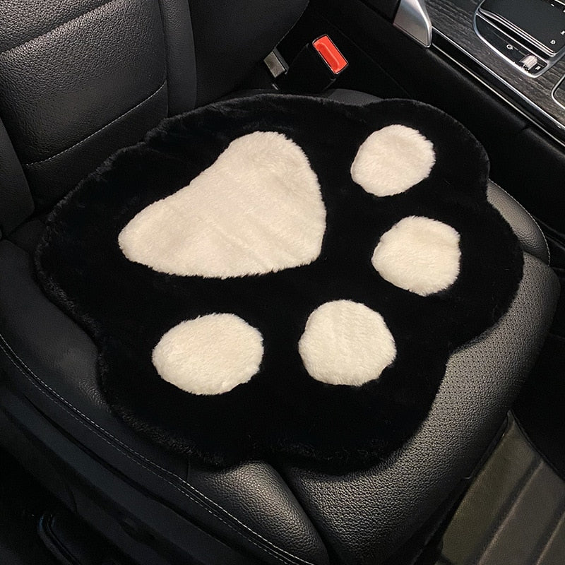 Cat Paw Car Seat Cover Set Cat Paw Car Seat Cover Set in Black Front row - My Heart Teddy