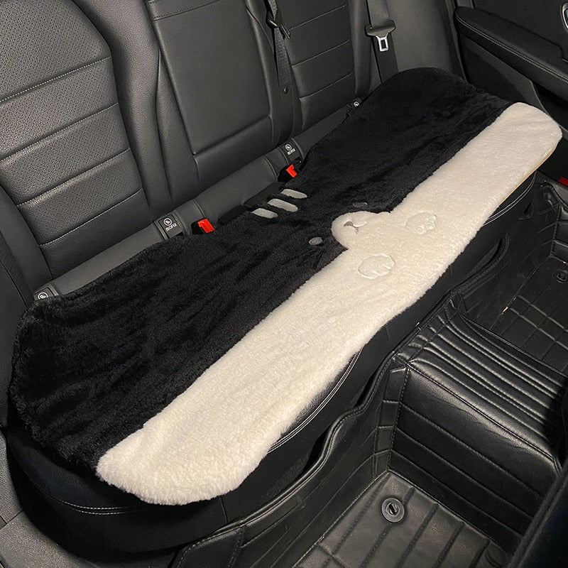 Cat Paw Car Seat Cover Set Cat Paw Car Seat Cover Set in Black back row - My Heart Teddy