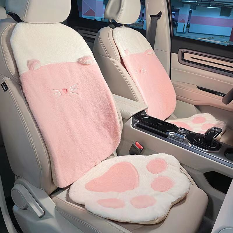 Cat Paw Car Seat Cover Set Cat Paw Car Seat Cover Set in Pink 4PCS - My Heart Teddy