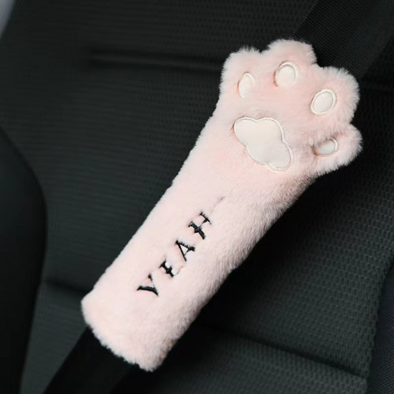 Cat Paw Car Seat Cover Set Cat Paw Car Seat Cover Set in 1PCS shoulder pad P - My Heart Teddy