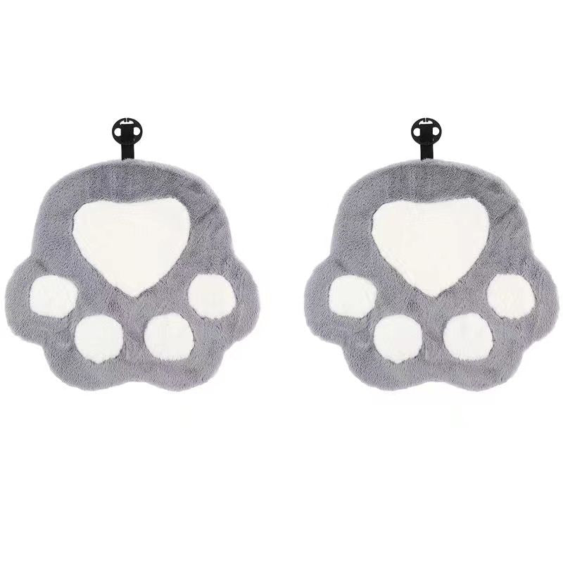 Cat Paw Car Seat Cover Set Cat Paw Car Seat Cover Set in Gray 2PCS A - My Heart Teddy