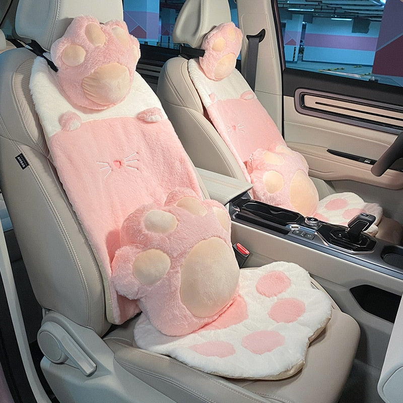 Cat Paw Car Seat Cover Set Cat Paw Car Seat Cover Set - cute car accessory from My Heart Teddy