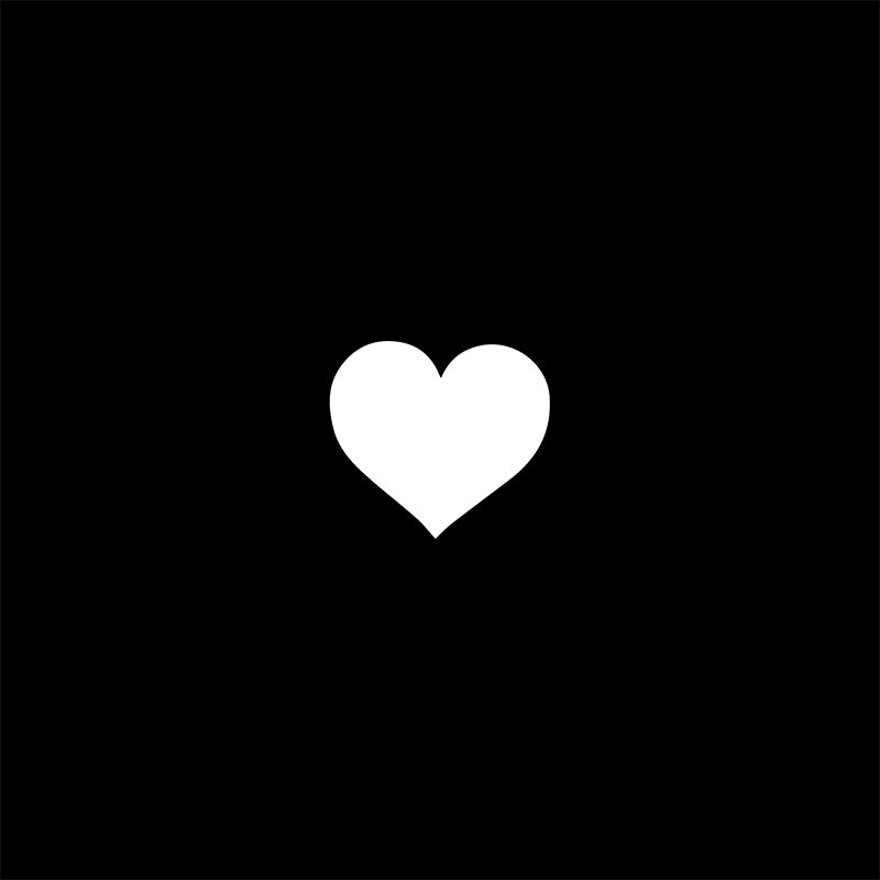 Heart Car Stickers Heart Car Stickers in white / 13x13cm - My Heart Teddy