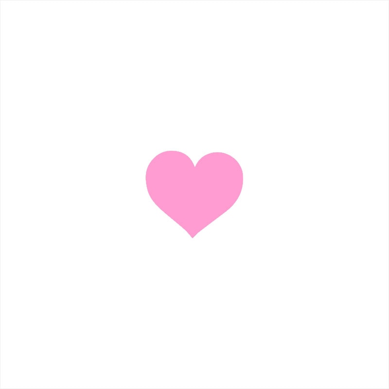 Heart Car Stickers Heart Car Stickers in soft pink / 13x13cm - My Heart Teddy