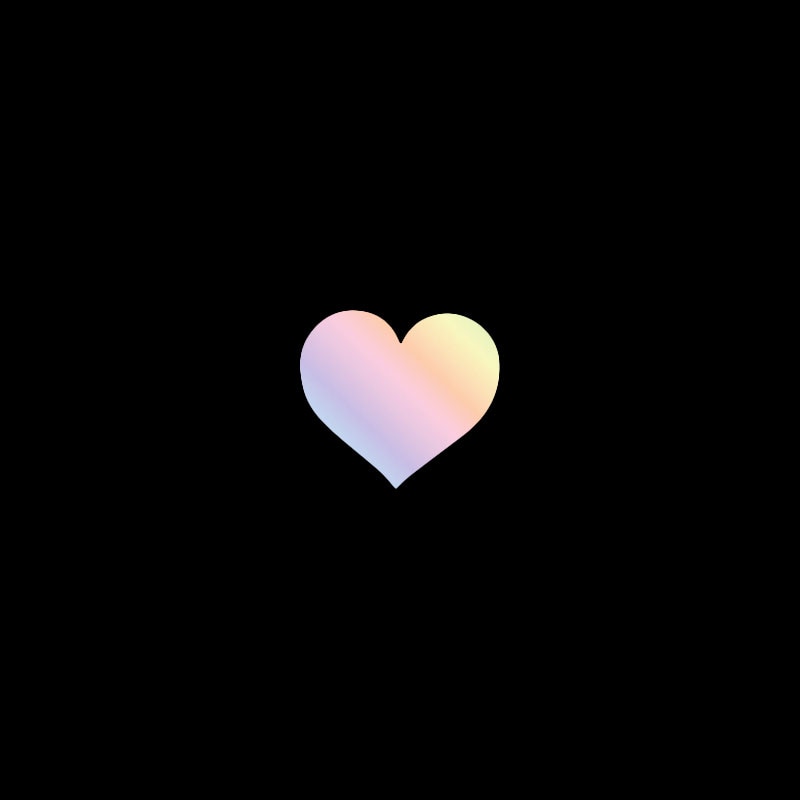 Heart Car Stickers Heart Car Stickers in rainbow / 13x13cm - My Heart Teddy