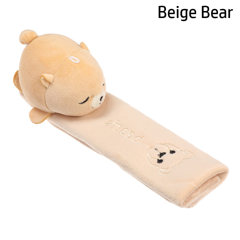 Car Seat Belt Cover Car Seat Belt Cover in Beige Bear - My Heart Teddy