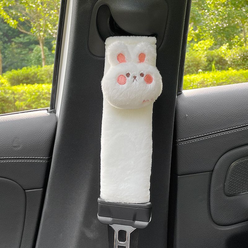 Seat Belt Shoulder Protectors Seat Belt Shoulder Protectors in Bunny - My Heart Teddy