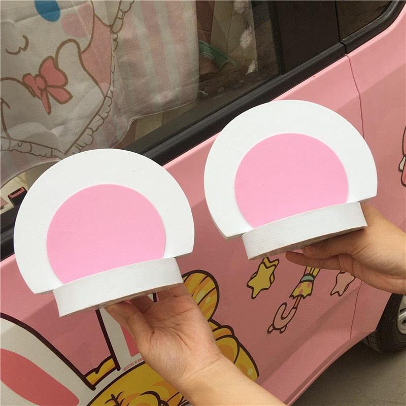 Toy Car Stickers Toy Car Stickers in White Round Ears - My Heart Teddy
