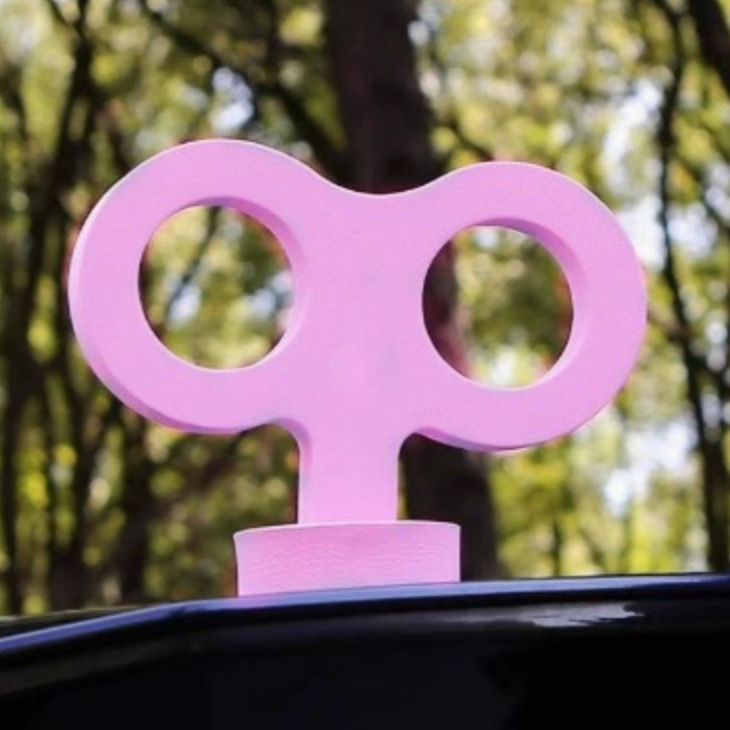 Toy Car Stickers Toy Car Stickers in Pink Wind Up Key - My Heart Teddy