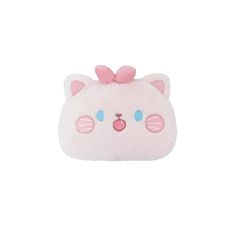Pink Plush Cat Car Seat Accessories Pink Plush Cat Car Seat Accessories in Neckpillow - My Heart Teddy