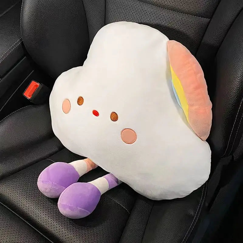Rainbow Cloud Car Seat Covers & Cushions Rainbow Cloud Car Seat Covers & Cushions in Car Waist Pillow - My Heart Teddy