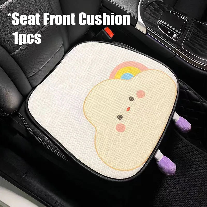 Rainbow Cloud Car Seat Covers & Cushions Rainbow Cloud Car Seat Covers & Cushions in Seat Front Cushion - My Heart Teddy
